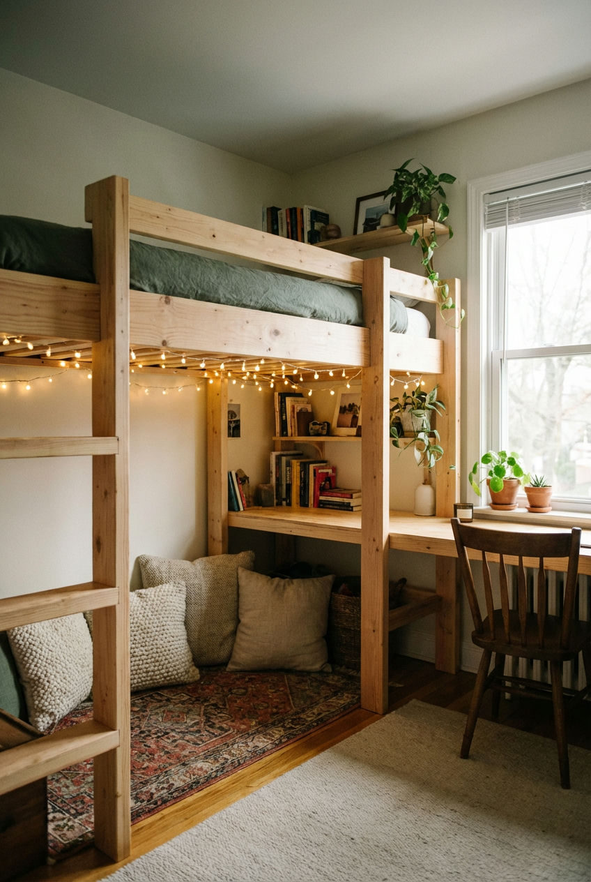 Elevated Loft Bed Oasis 1