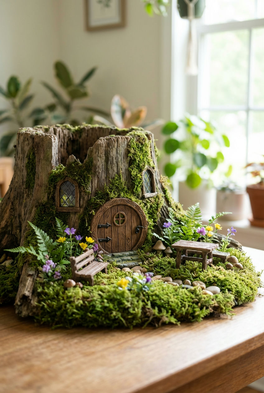 Enchanted Tree Stump Homes 1