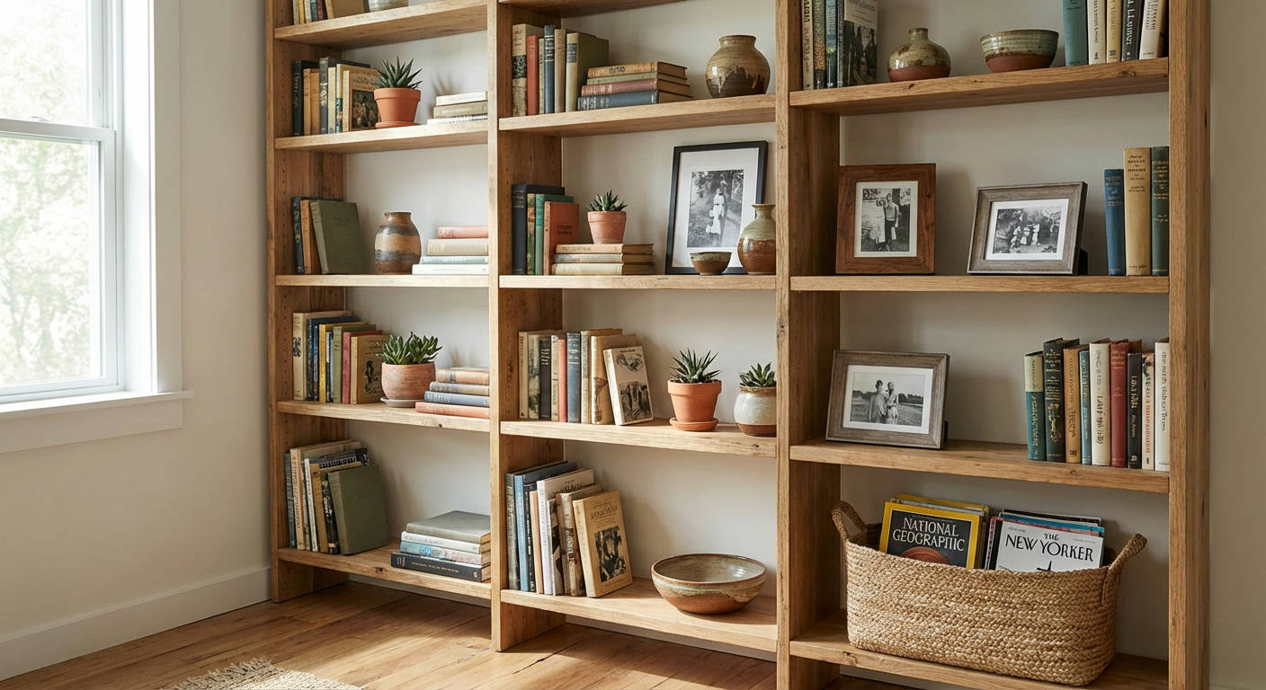 Eclectic-Bookshelf-Styling-1