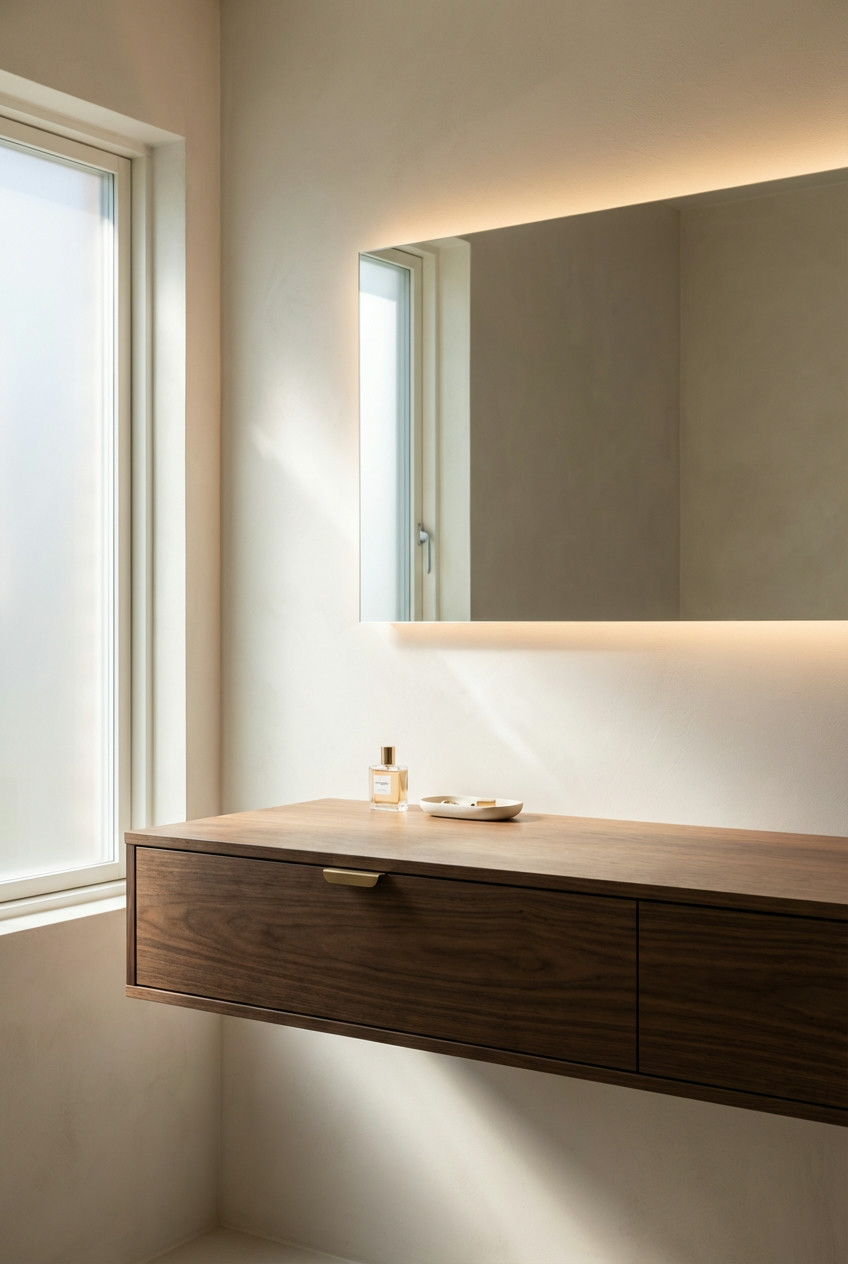 Minimalist Floating Vanity 2
