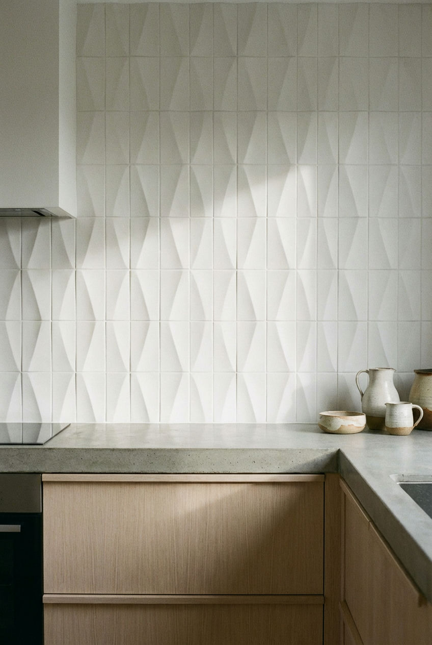 Sculptural 3D Tiles 1
