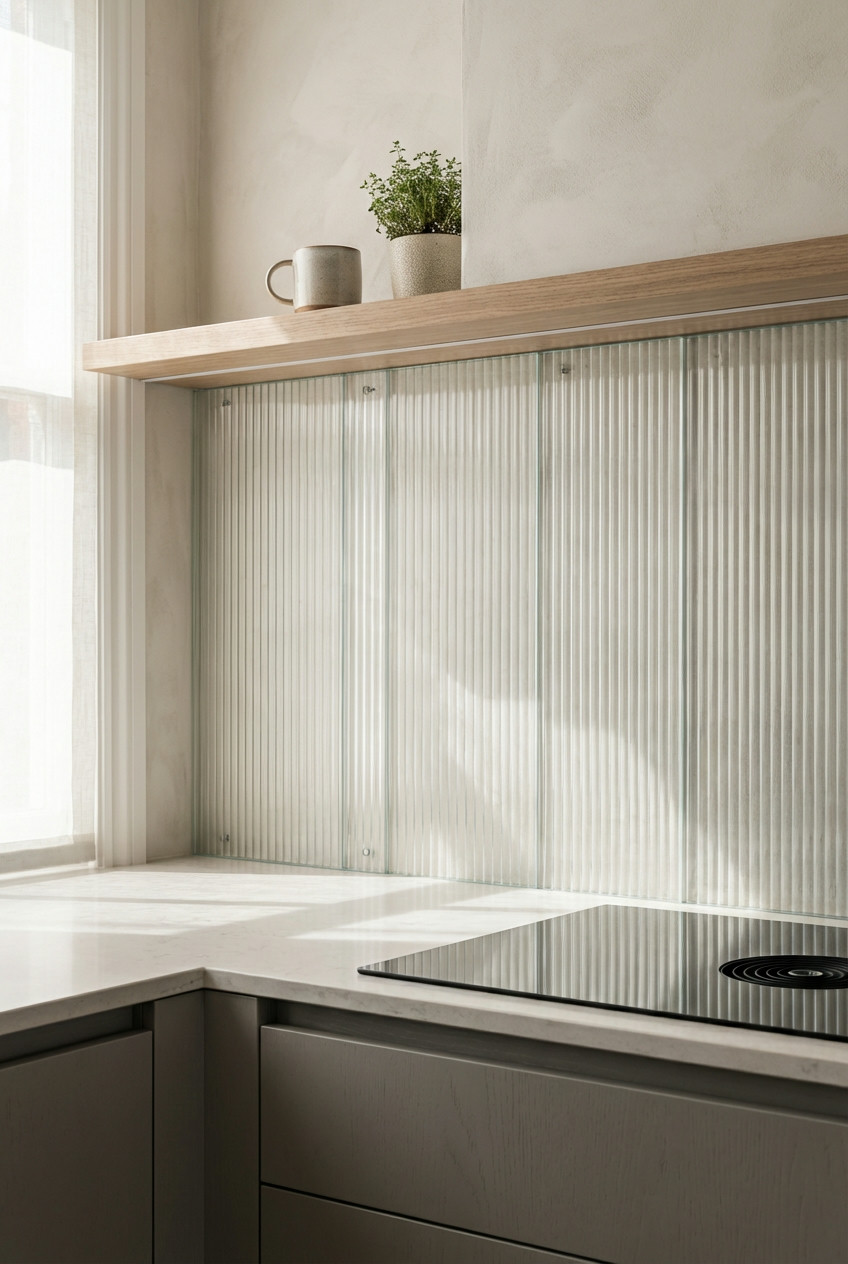 Fluted Glass Panels 1