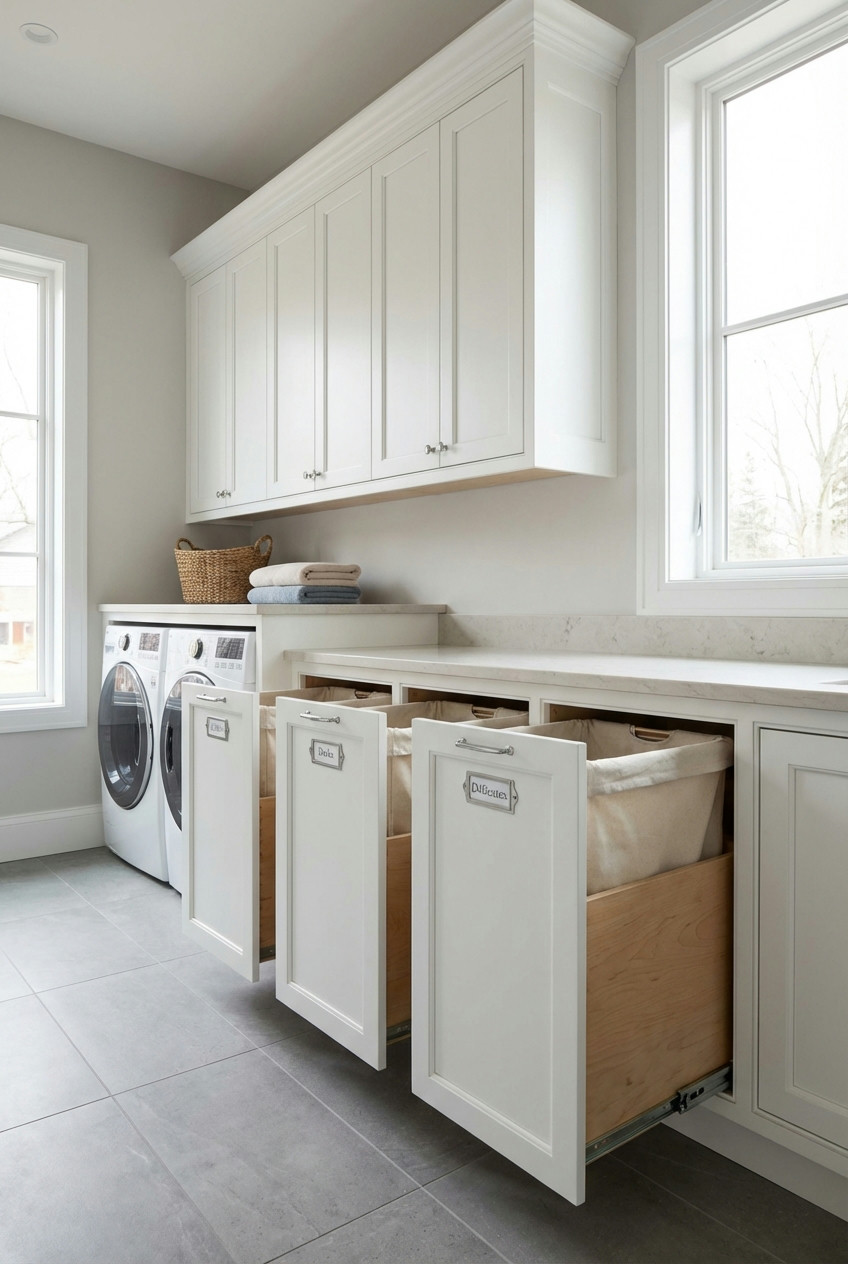 Integrated Sorting Bins 1