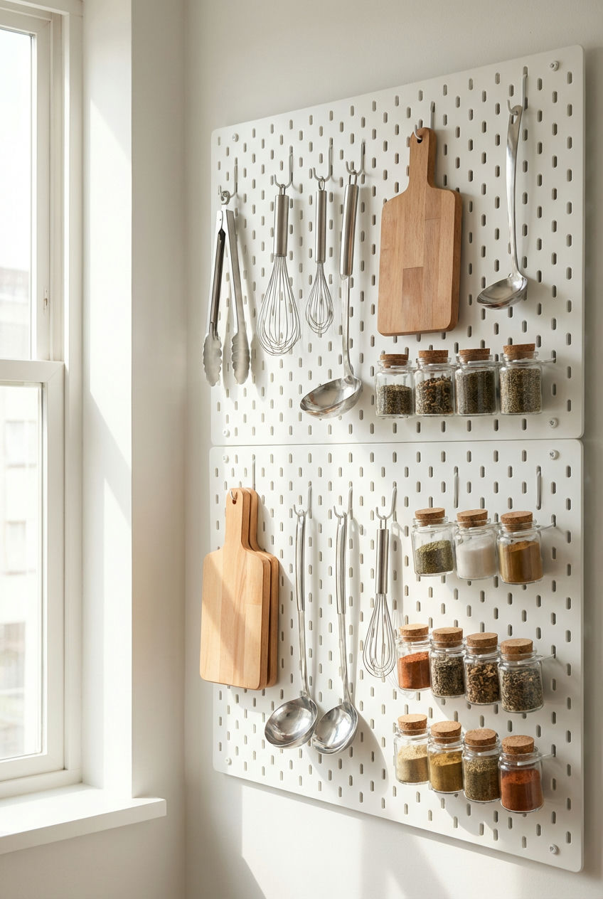 Pegboard Storage Wall 1