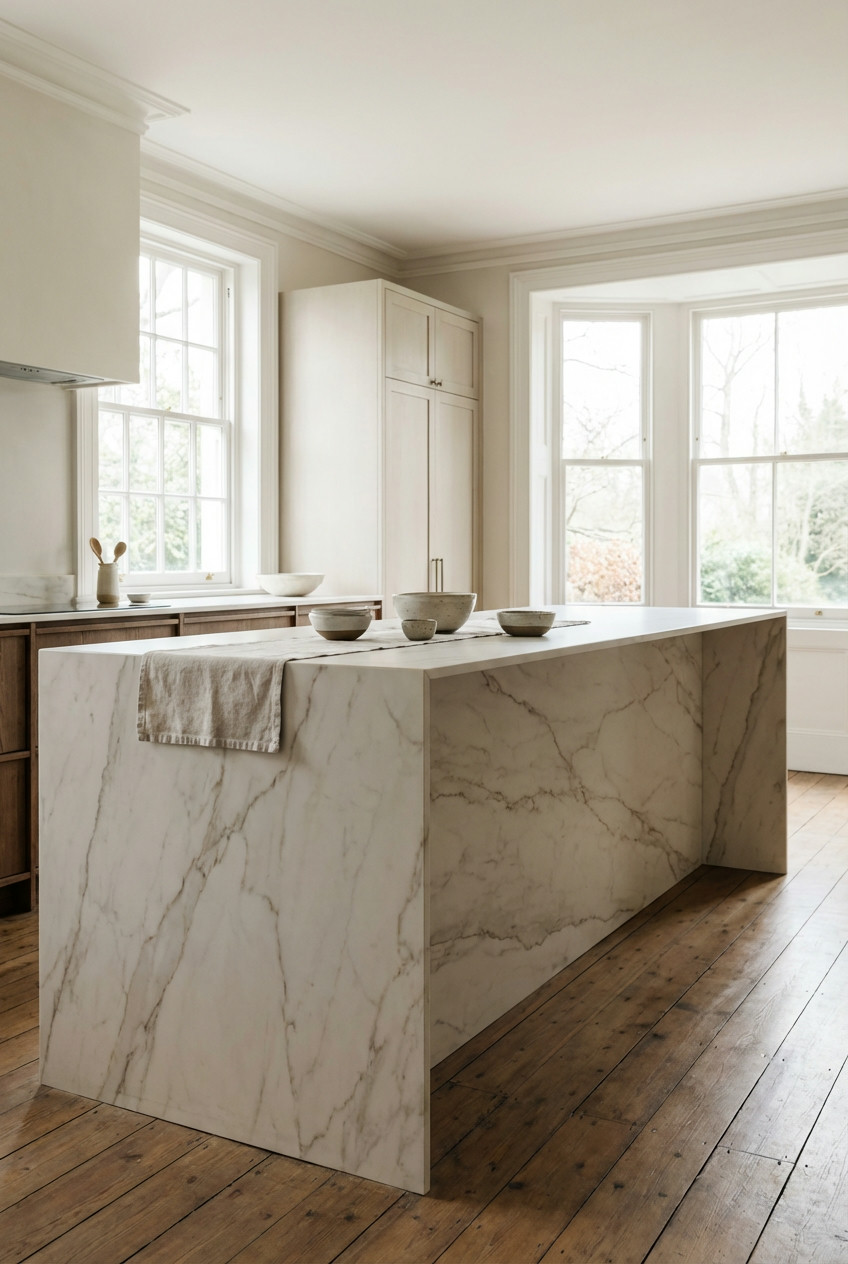 Tiled Kitchen Island Sides 2