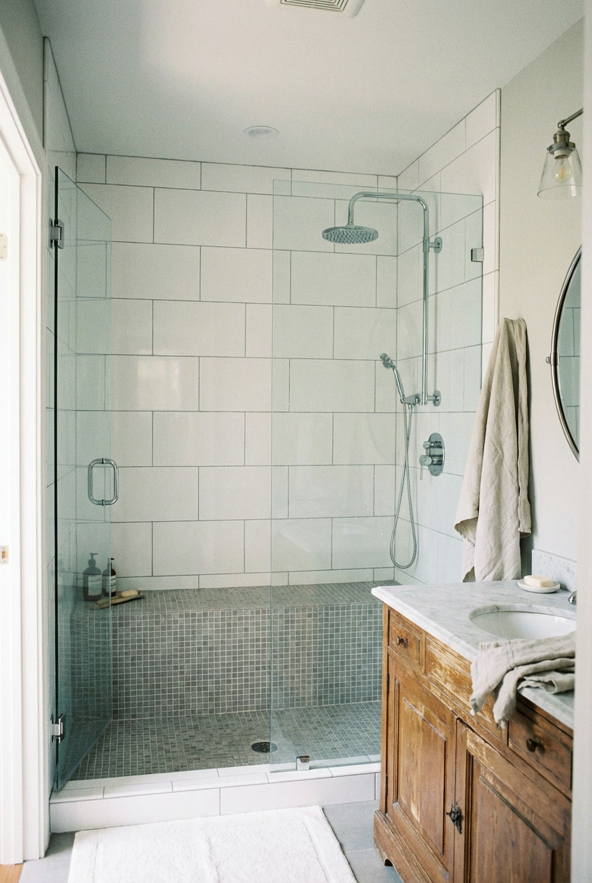 Walk-in Shower with Bench 1