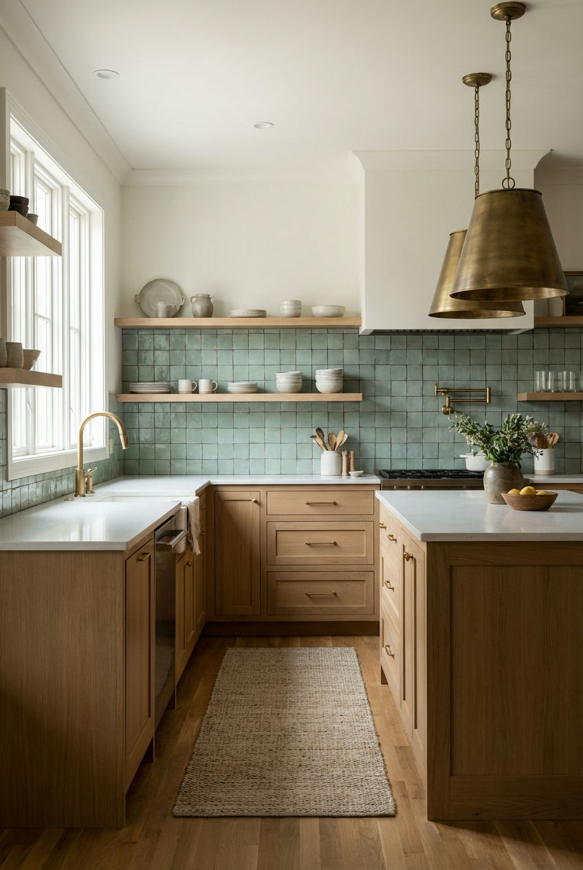 Zellige Tiles with Modern Grout 1