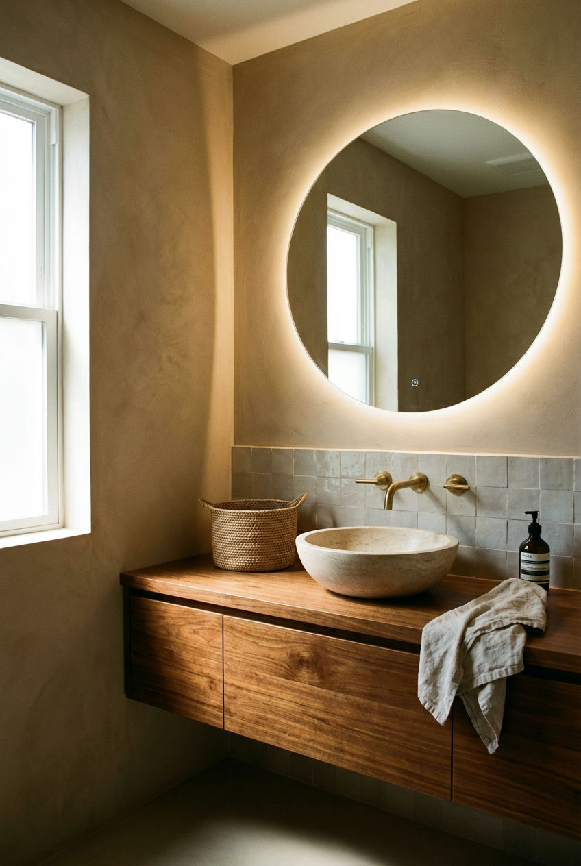 Backlit Mirrors for Depth 1