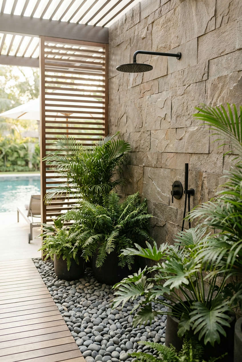 Outdoor Showers and Foot Rinses 1