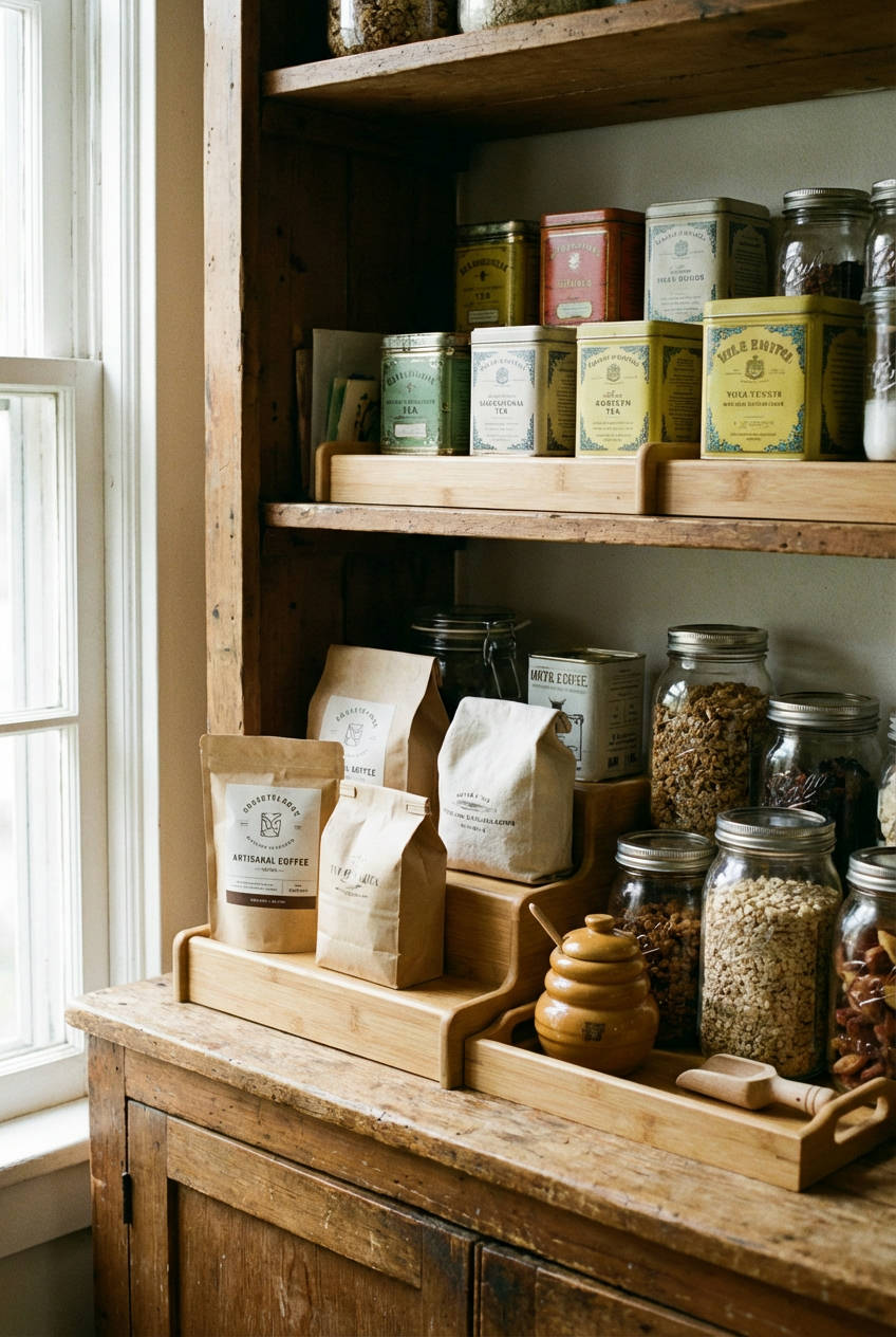 Vertical Tiered Shelving 2