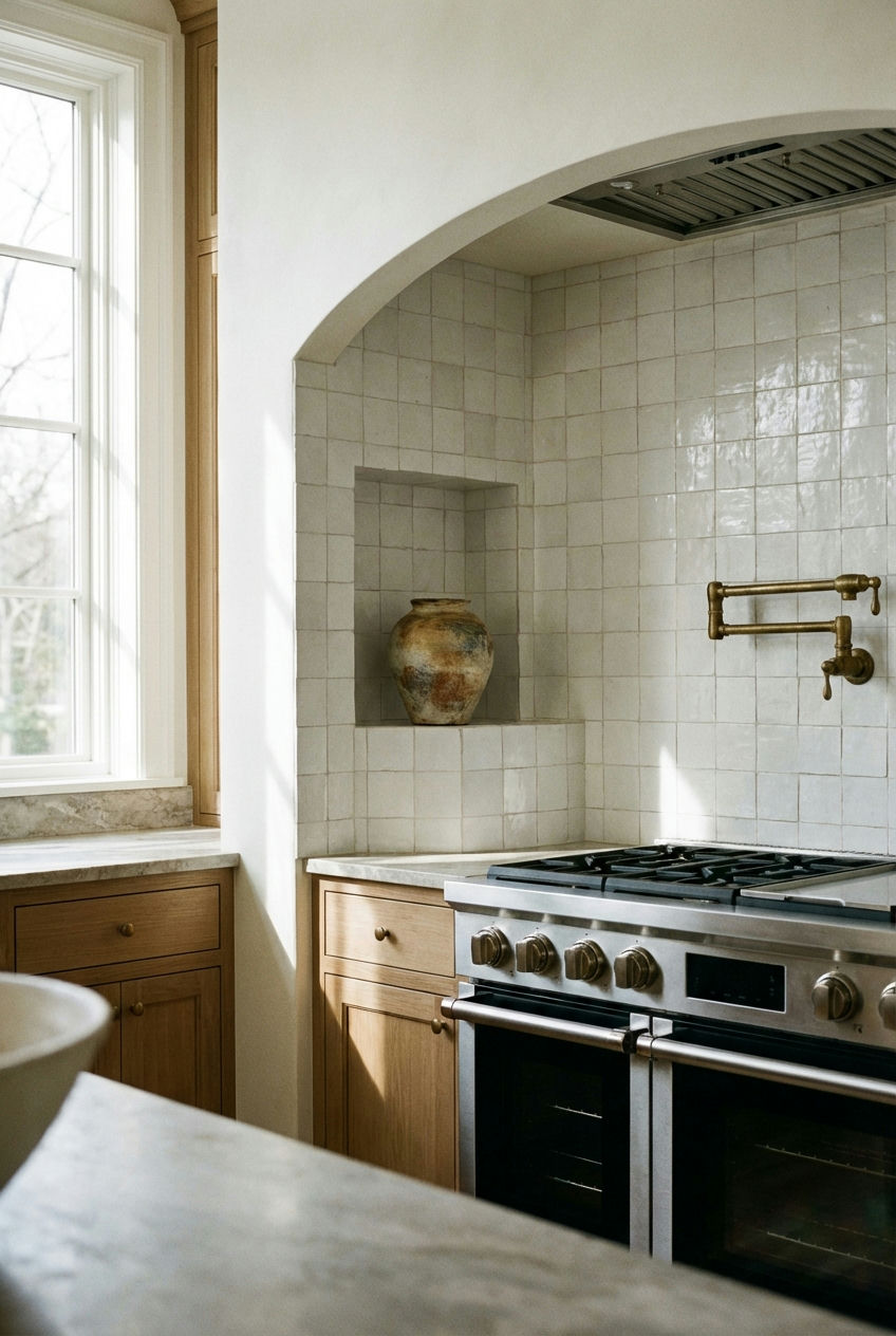 Arched Niche Backsplash 1