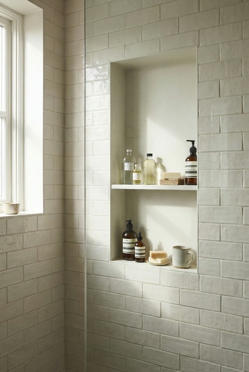 Shower Niche Storage 2