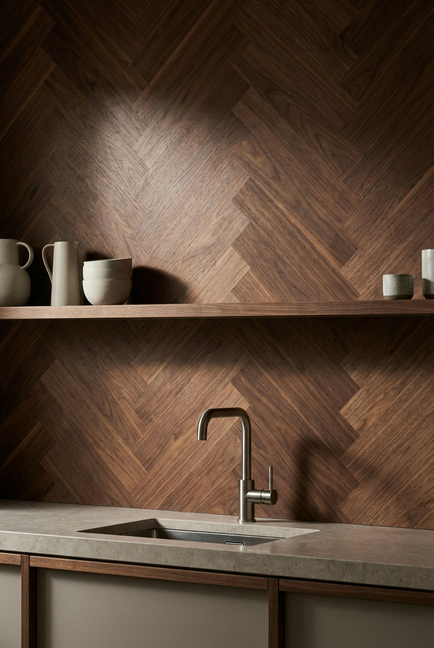 Herringbone Patterned Wood 2