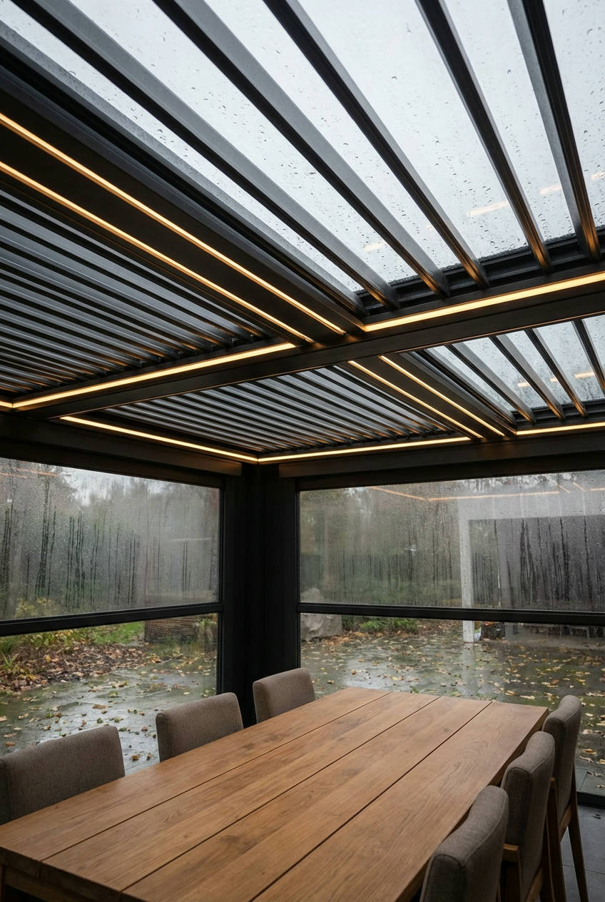 Louvered Roof Pergola 2