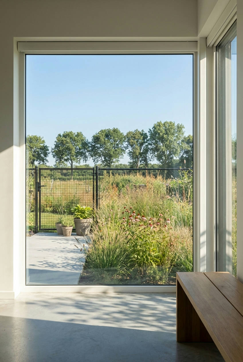 Corrugated Metal Privacy Fence 2