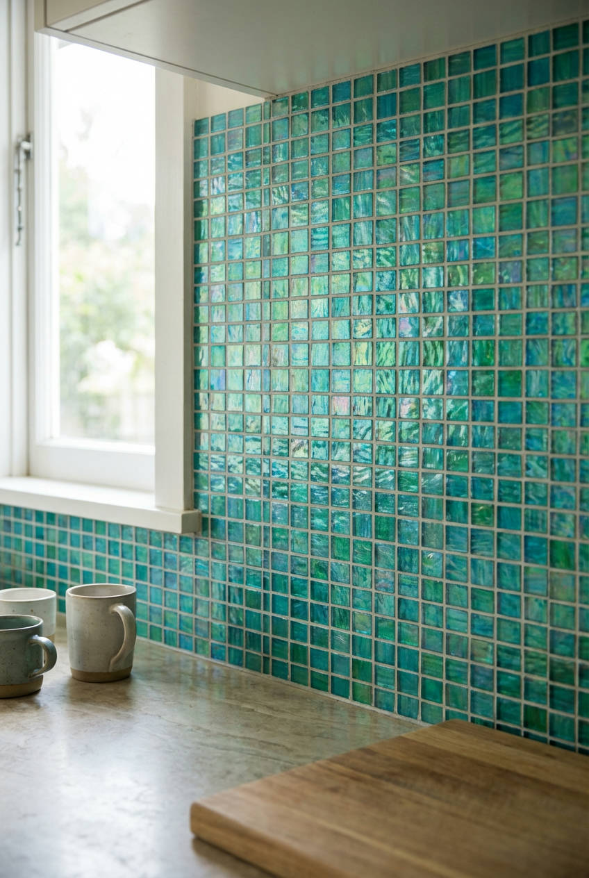 Iridescent Mosaic Tiles 1
