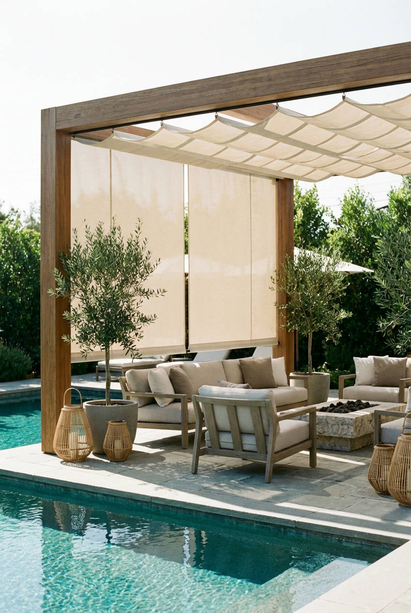 Shaded Pergolas and Lounges 1