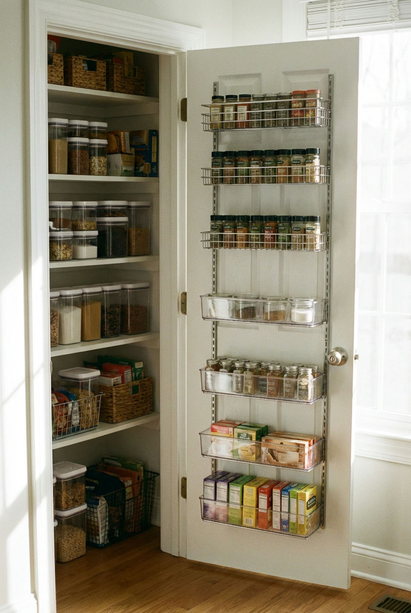 Pantry Door Storage 1