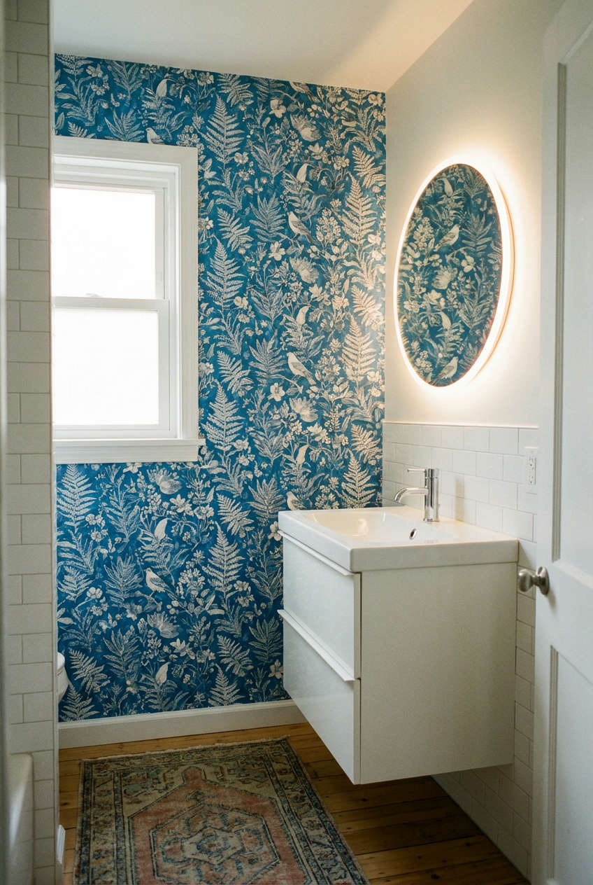 Bold Botanical Wallpaper Statement 2