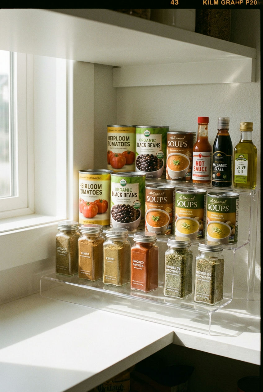 Vertical Tiered Shelving 1