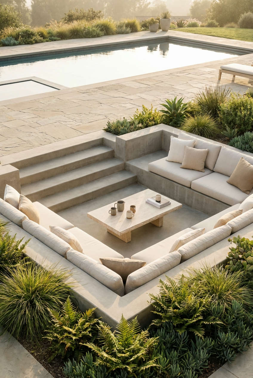 Sunken Lounge Areas 2