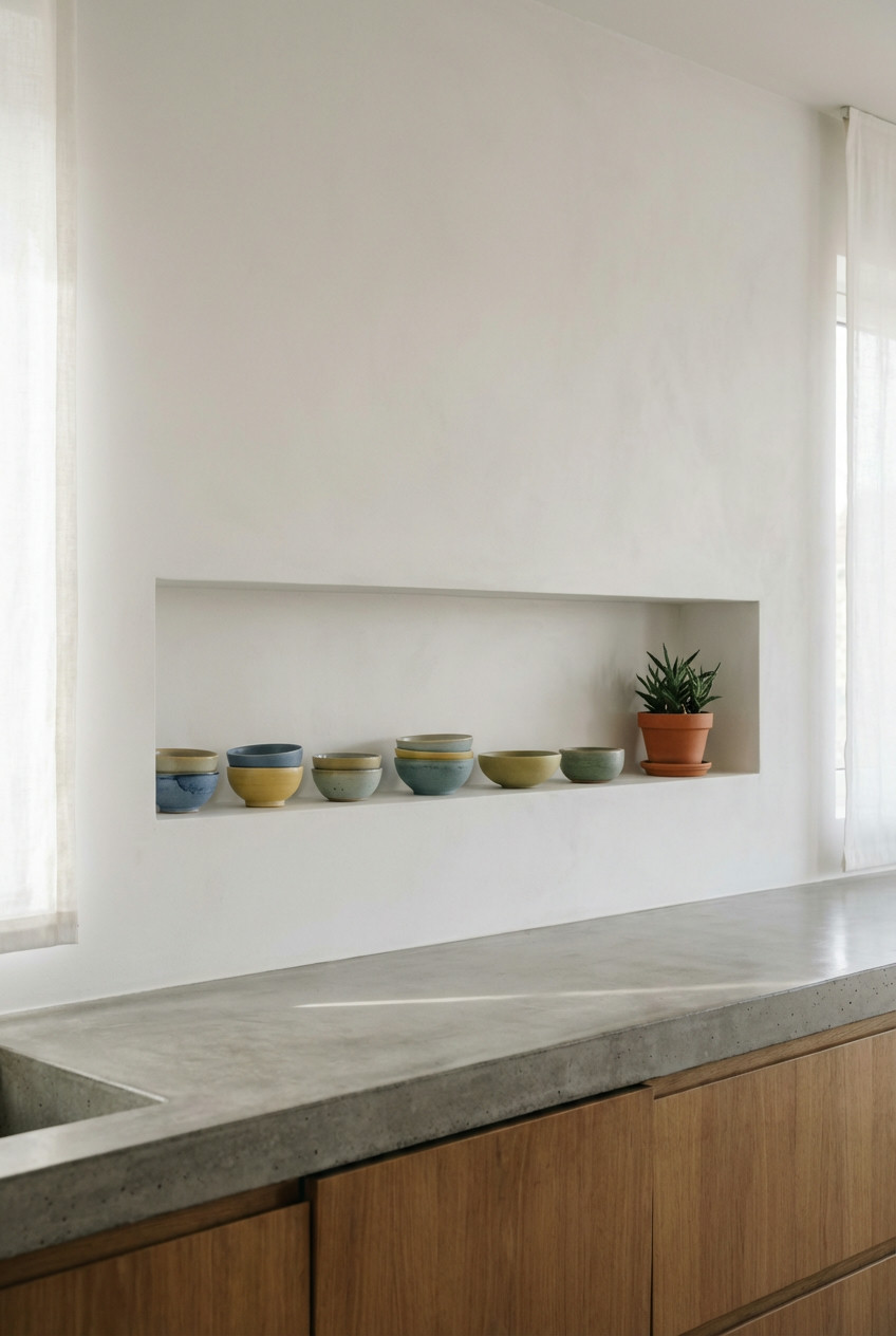 Recessed Niche Shelving 1
