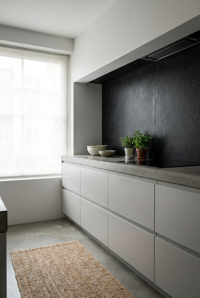 Honed Black Granite 1
