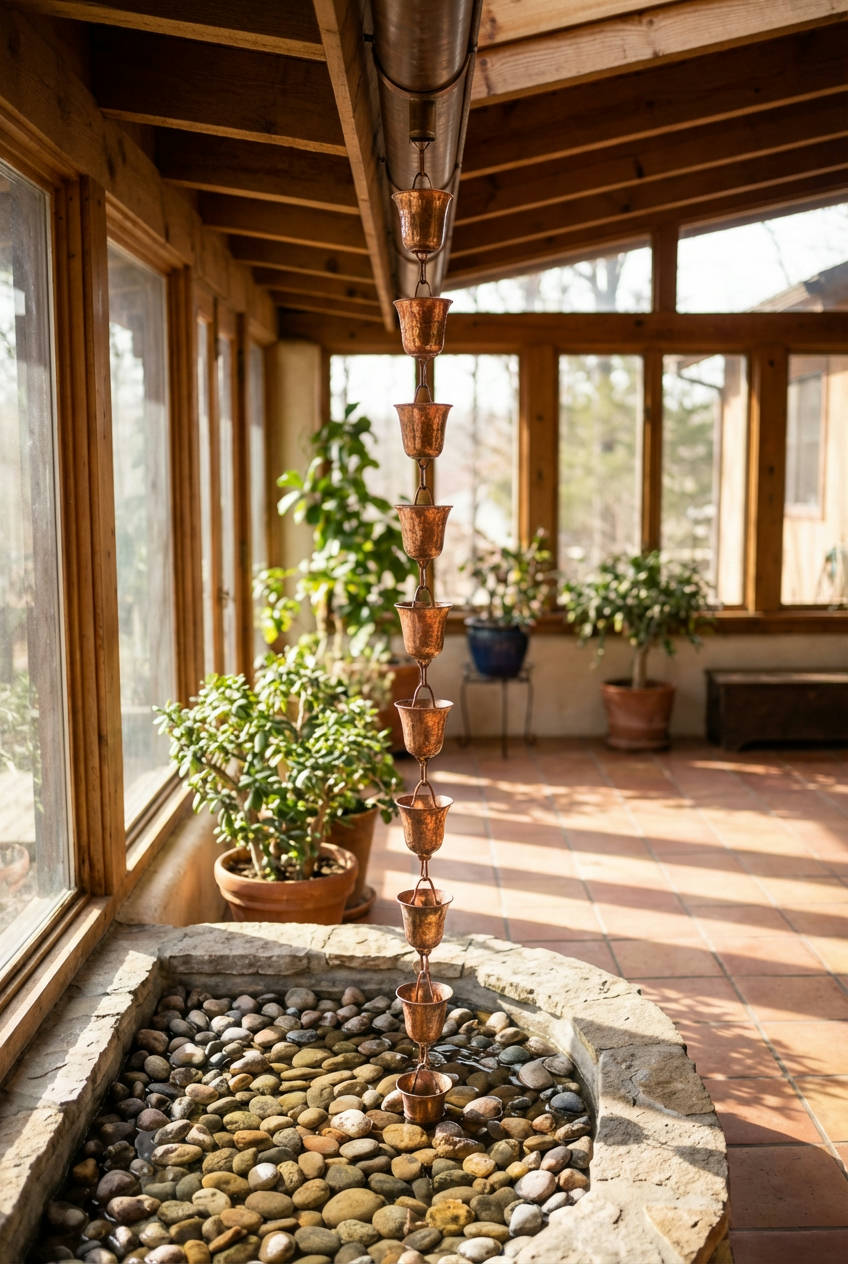 Rain Chains as Decorative Elements 1