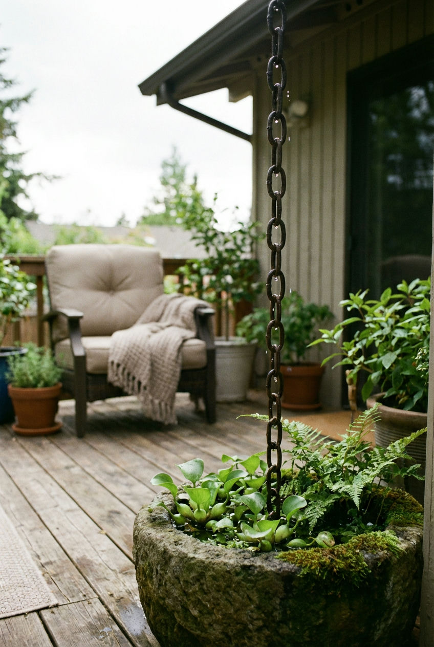 Rain Chains as Decorative Elements 2
