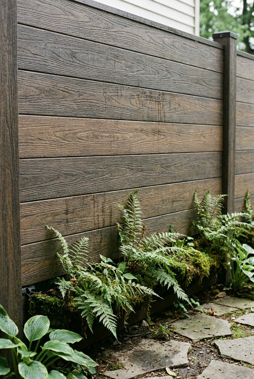 Traditional Brick Wall Fence 2