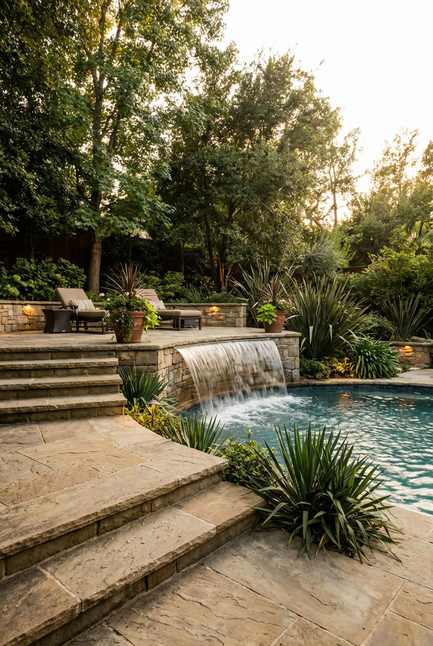 Integrated Stone Water Features 2