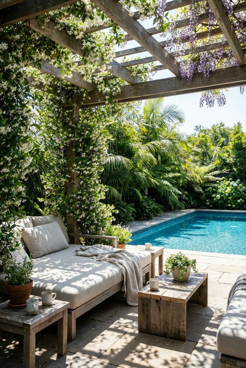 Shaded Pergolas and Lounges 2