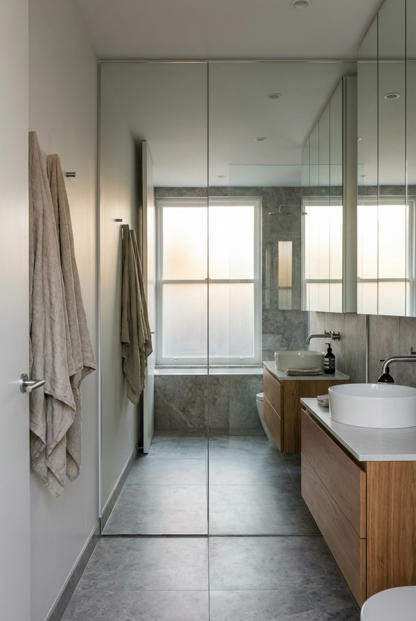 Mirror Walls Expand Horizontally 1