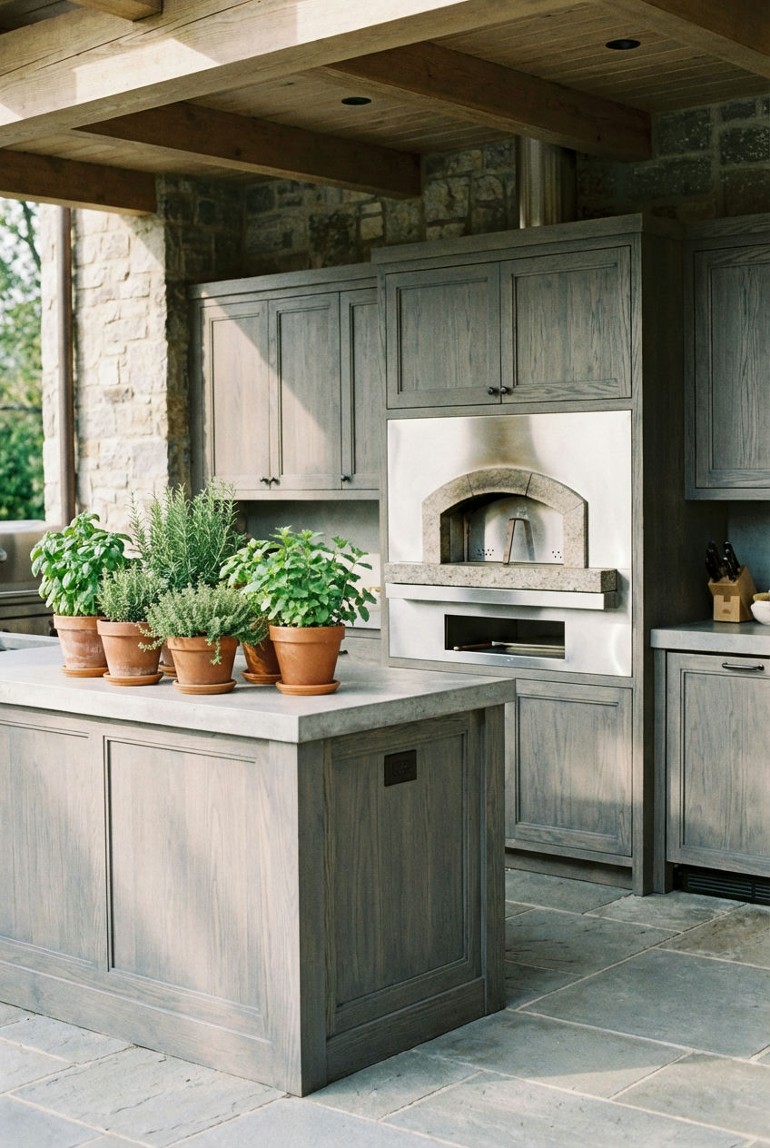 Outdoor Kitchens with Pizza Ovens 2