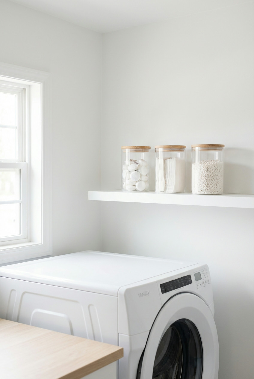 Clear Canisters for Supplies 1