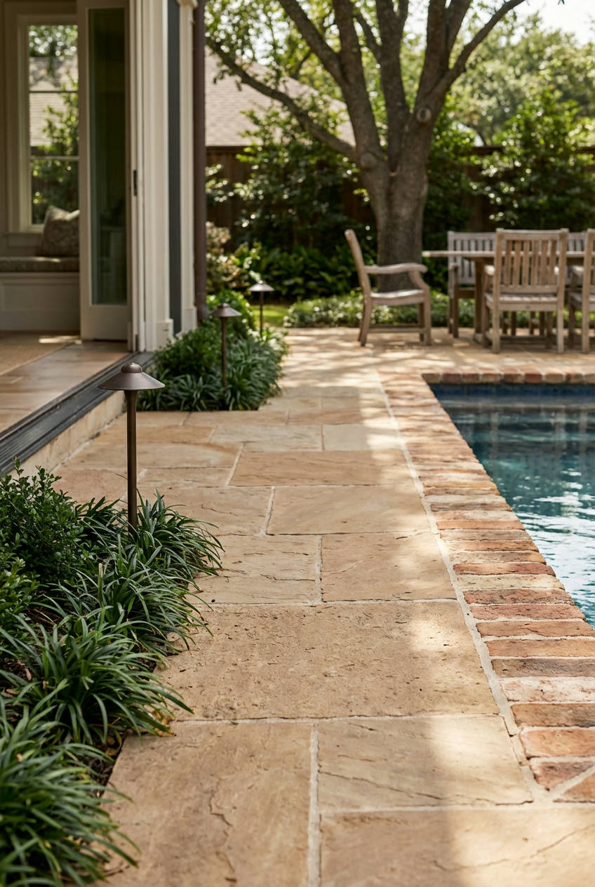 Textured Hardscaping with Pavers 2