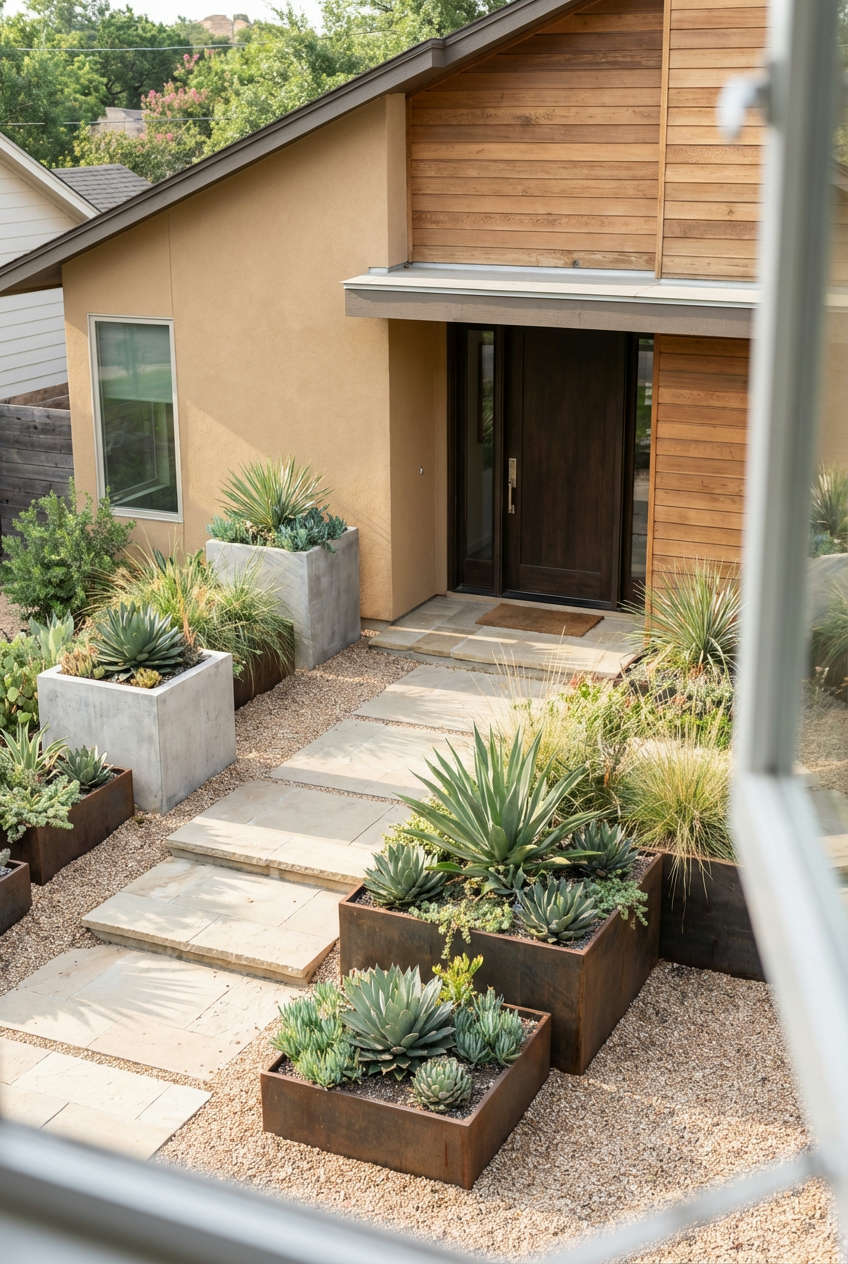 Modern Xeriscape Design 2