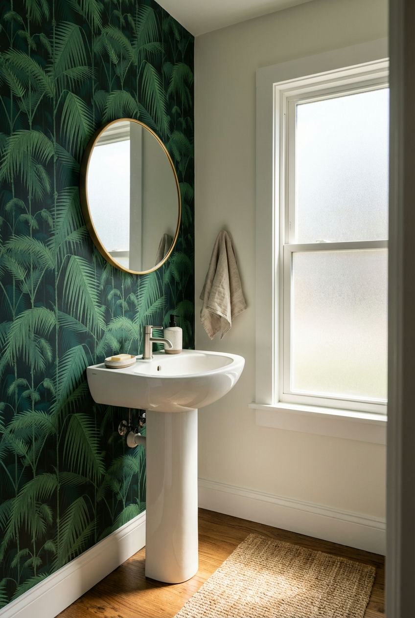 Bold Botanical Wallpaper Statement 1