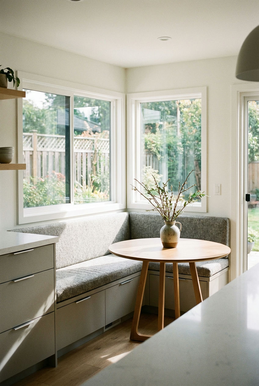 Built-in Banquette Seating 1