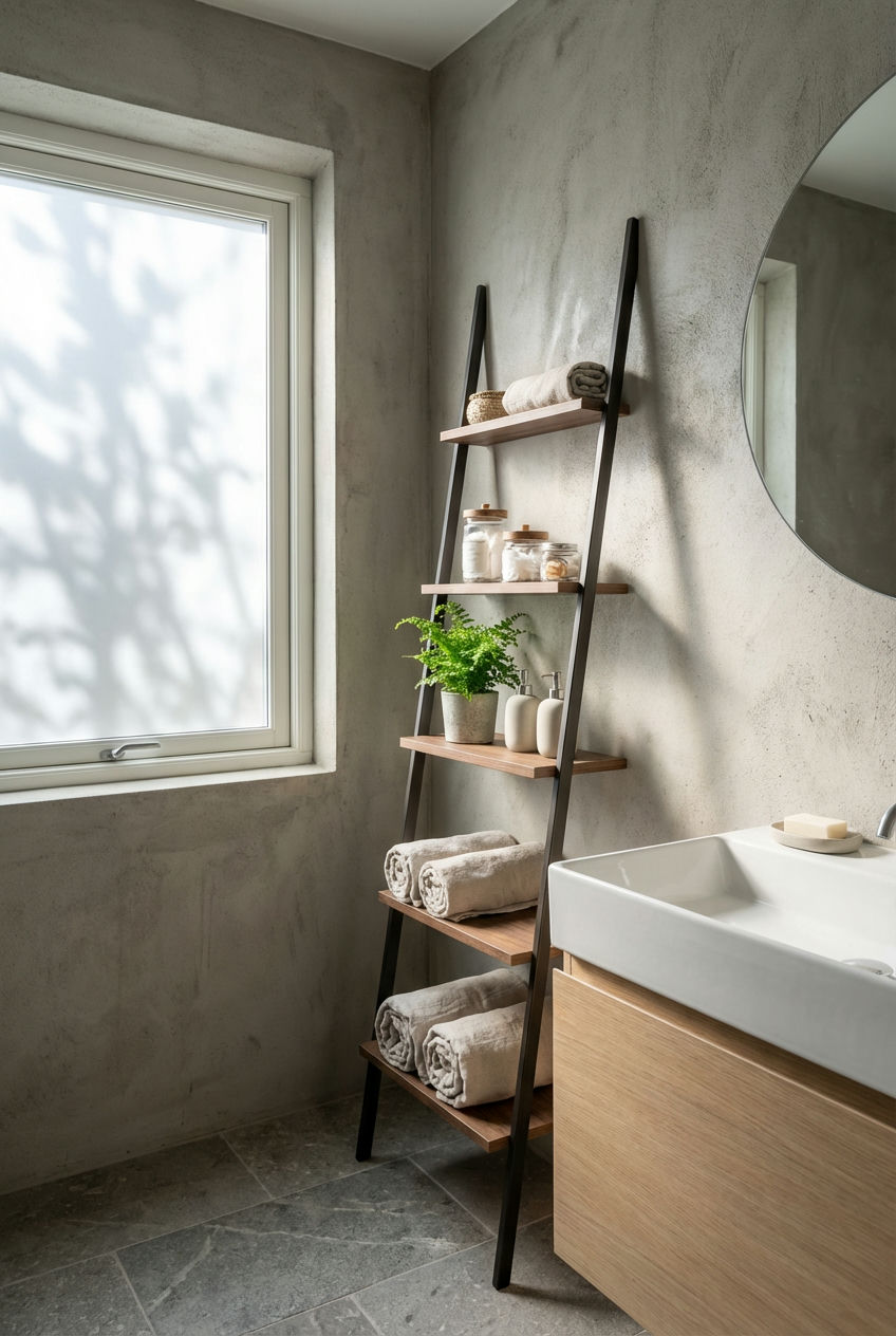 Ladder Shelving Adds Charm 2